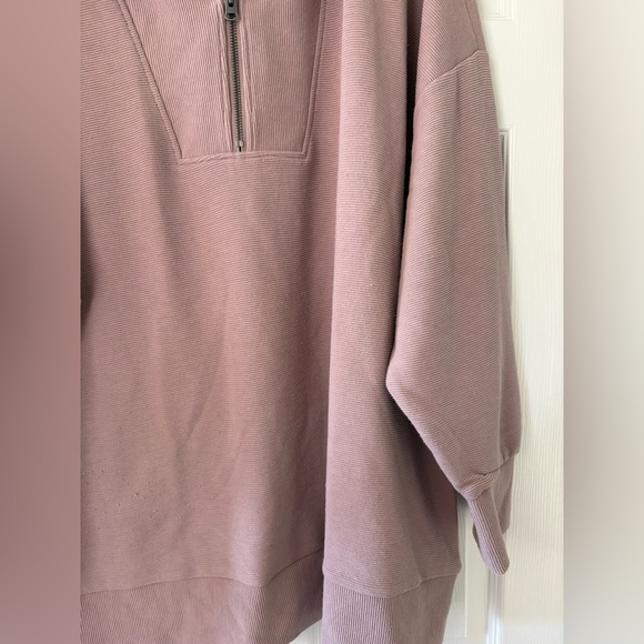 Maurices Soft Mauve Half-Zip Pullover - Picture 4 of 6